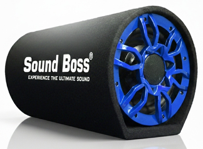 Sound Boss SB-X5500M10 10-INCH BassTube with In-Built Amplifier | 5500W PMPO Subwoofer(Powered , RMS Power: 200 W)