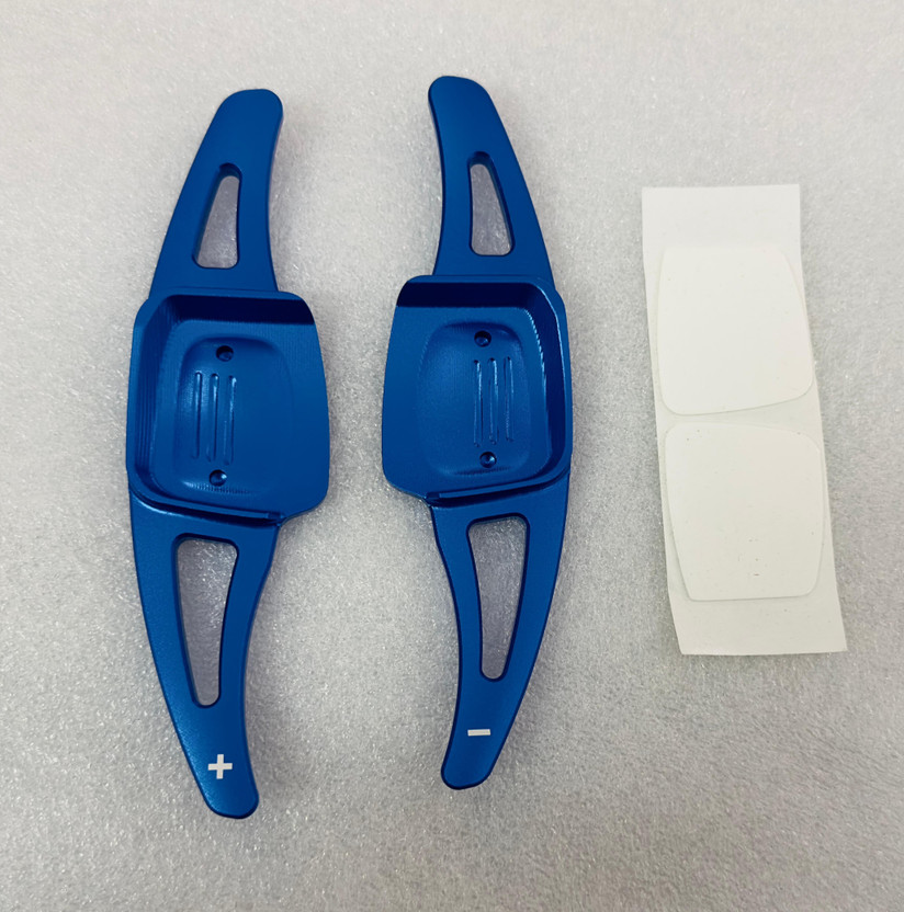 Auto MT 2PCS CNC Metal Steering wheel paddles Shifter Virtus Voiks Car Extension(BLUE) Car Suspension Kit