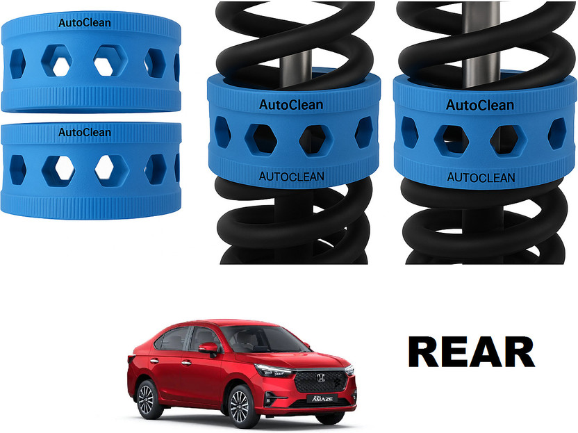 AutoClean REAR COIL SPRING RUBBER BUFFER FOR Ford AMAZE (2018-2024) MODELS SIZE B+ Car Suspension Strut