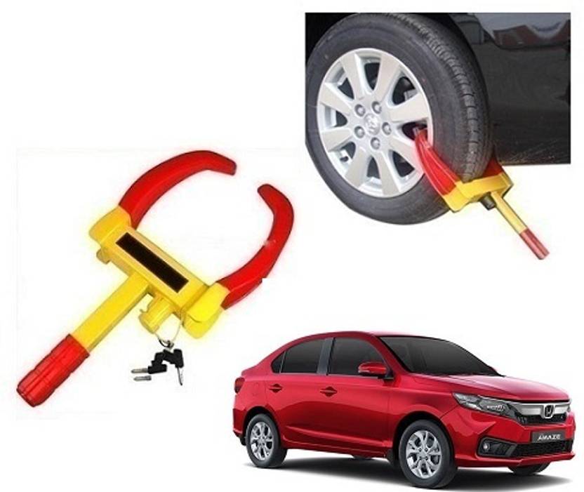 After cars Anti Theft Wheel Tyre Lock Towing Parking Boot Tire Claw for Honda Amaze 2018 Wheel