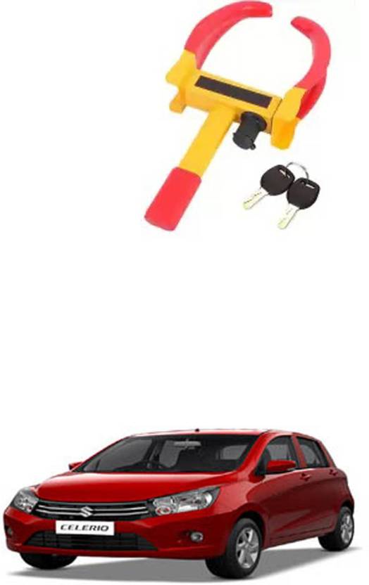 APICAL Car Adjustable AntiTheft Wheel Lock/Tyre Lock For Celerio Wheel