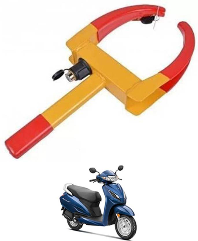 RKPSP Heavy Duty/AntiTheft Wheel Lock Security Clamp For HondaActiva