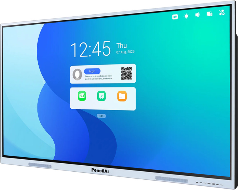 PencilAi 190.5 cm (75 inch) 4K Ultra HD IPS Panel Monitor (PENCILAI75PLUS)(Response Time: 4 ms, 120 Hz Refresh Rate)