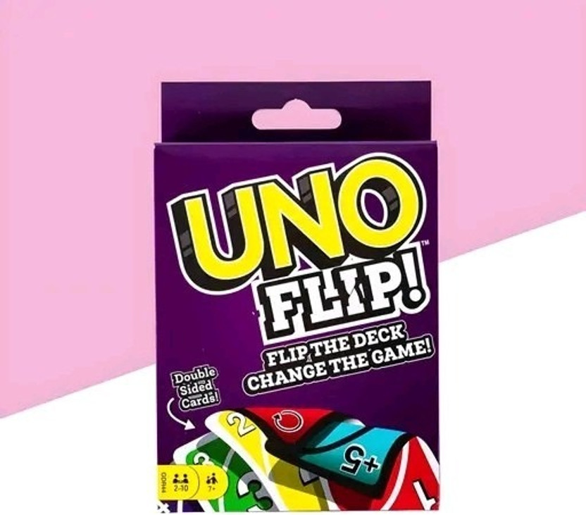 HANUMART HANUMART UNO Flip! Card Game | Double-Sided Cards & Action-Packed Board & Party Game(Multicolor) - Flipkart Deal