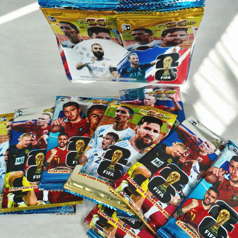 EpicTurners Star Card FIFA Football Trading Cards Collection Pack of 12 | Soccer Player Card(Mulitcolor)