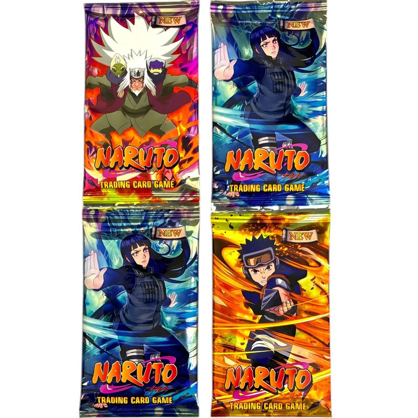 WOYR Premium 4 PC Naruto Itachi Sasuke Booster Playing Cards(Multicolor)