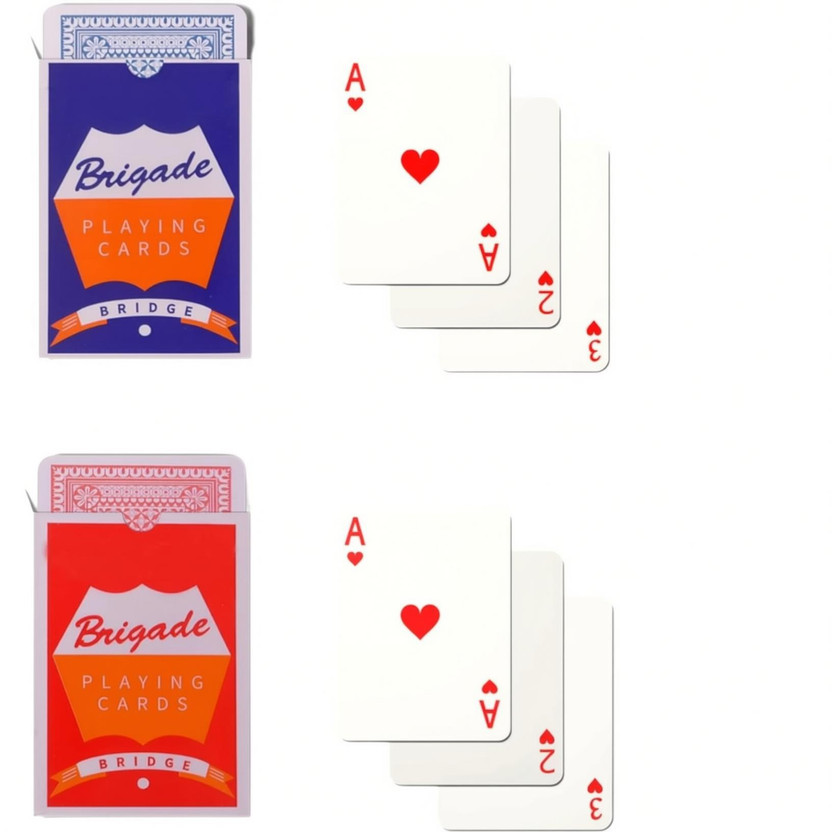 WOYR Premium No.272 2 Set Plastic Coated Playing Cards|Taash Patti|Bridge Cards(Multicolor)