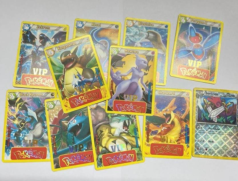 Delite POKEMON 20 Rare VIP Trading Cards Classic Characters Evolutions