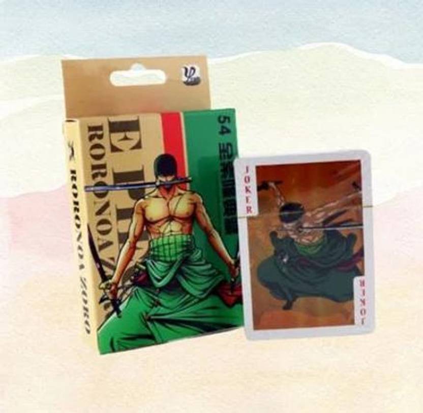 GEEKMONKEY Zoro Anime Poker Cards Playing Cards Roronoa Zoro Gifts