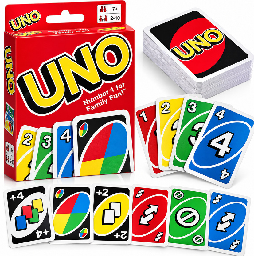 Achyuta Global ARRUM UNO Original Card Game Multicolor Playing Cards for Kids, Family & Friends(Multicolor)