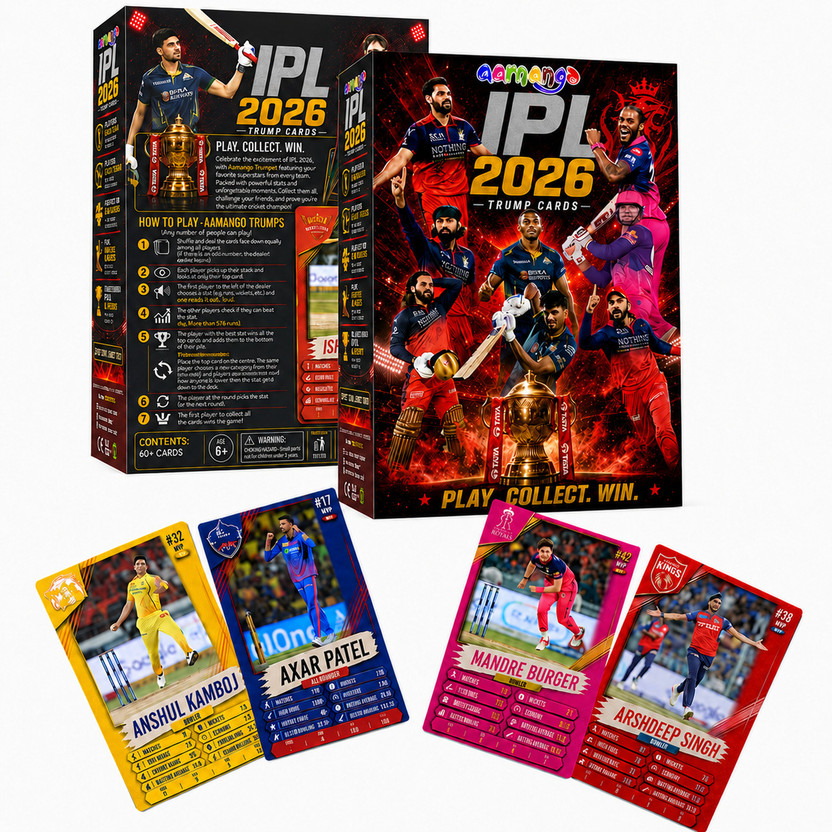 Aamango Aamango IPL Cricket Trump Card - Latest Edition(Multicolor) - Flipkart Deal
