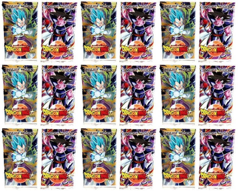 Gift Collection 144 PCS Dragon Ball Super Playing Card Game Goku Vageta Booster Cards DBZ Cards(Multicolor)
