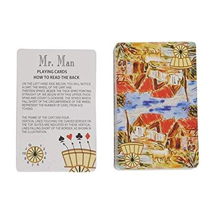 R.s.Magic Tricks Spy Mr. Man Cheating Playing Card Marked Card Magic(Multicolor)