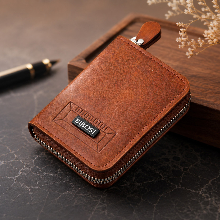 Gymisa Gymisa CARD HOLDER 12 Card Holder(Set of 1, Brown) - Flipkart Deal