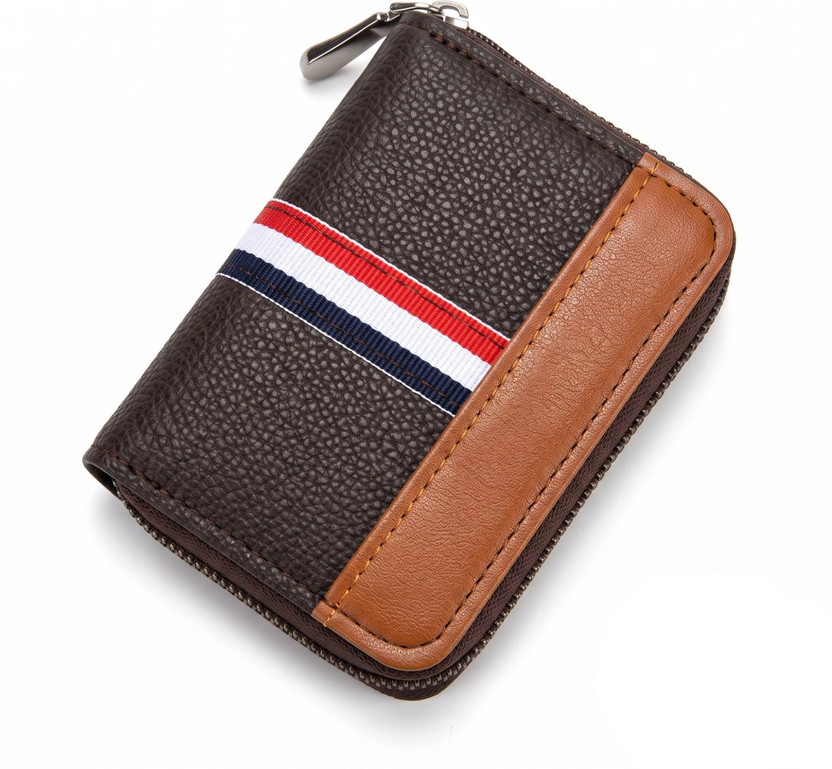 HAMITION CADDRE Men & Women Casual, Formal, Trendy Black Genuine Leather RFID 9 Card Holder(Set of 1, Brown)