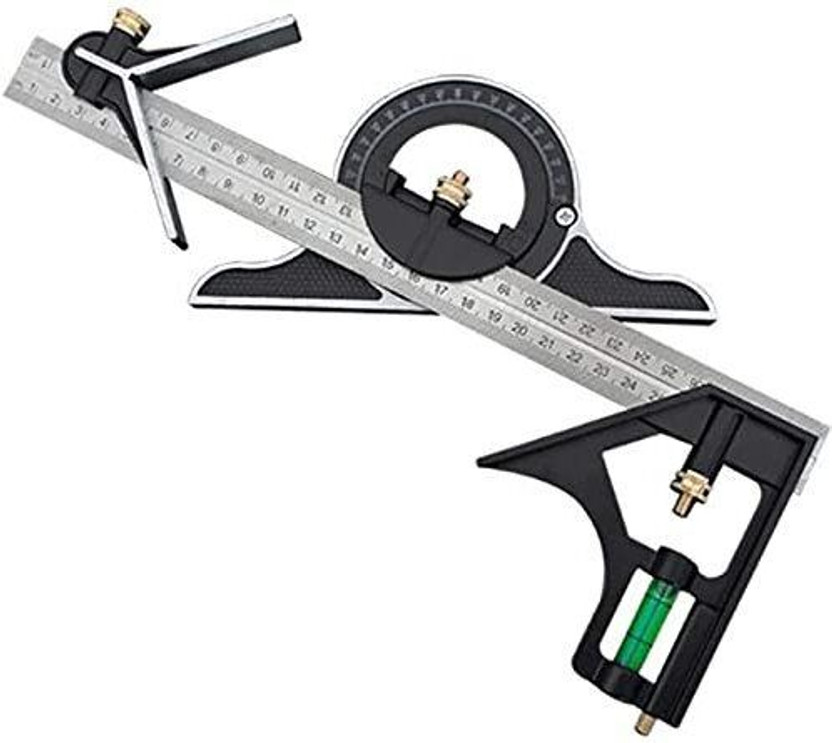 KK KK SUPPLIER 300MM Multi-function Combination Ruler Precision Try Square Combination Square Combination Square(Pack of 1) - Flipkart Deal