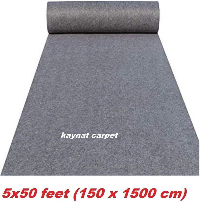 KAYNAT KAYNAT CARPET 5 ft  X 50 ft Nylon Carpet(Rectangle, Grey) - Flipkart Deal