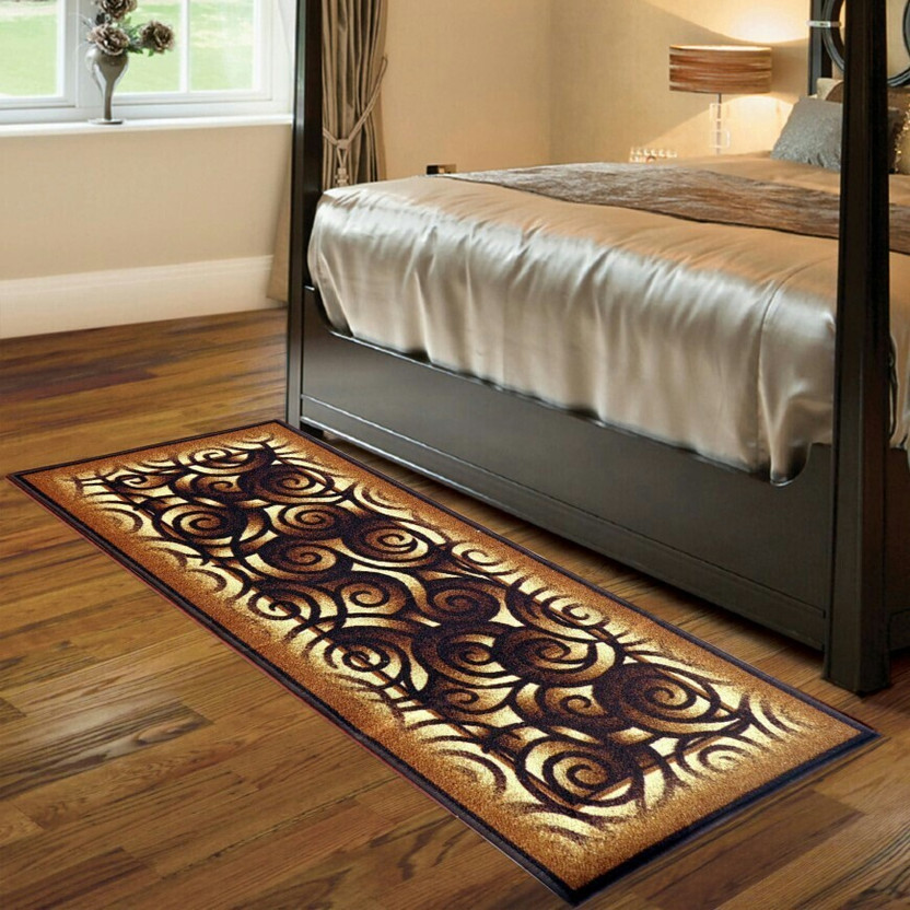 Sparklings 2 ft  X 5 ft Chenille Runner(Rectangle, Multicolor)