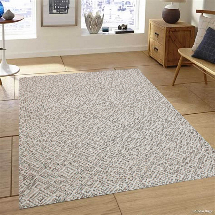 MRIC MRIC 5 cm  X 8 cm Wool Carpet(Rectangle, White) - Flipkart Deal