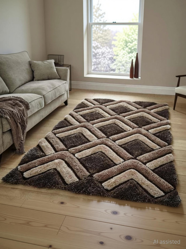 shopgallery shopgallery 5 ft  X 7 ft Polyester Carpet(Rectangle, Multicolor) - Flipkart Deal