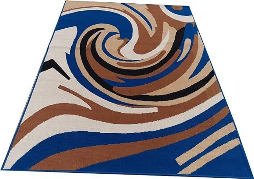CARPET CARPET GLOBAL 5 ft  X 7 ft Polyester Carpet(Rectangle, Blue) - Flipkart Deal