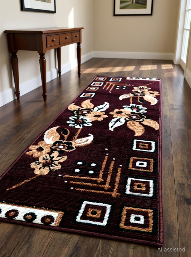 TAHNOORCARPET TAHNOORCARPET 0 cm  X 2 cm Acrylic Carpet(Rectangle, Brown) - Flipkart Deal