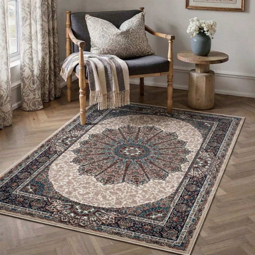 Dream Weaverz 91.44 cm  X 152.4 cm Silk Carpet(Rectangle, Maroon)