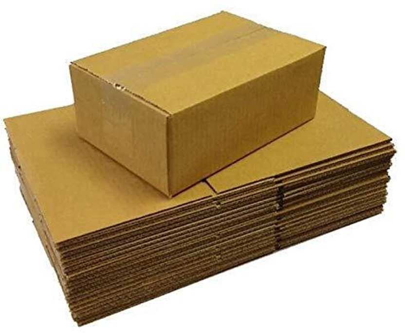 Grow Packing Solution Corrugated Cardboard, Craft Paper, Paper 6 x 4 x 3.5 Inches 3 ply Cartoon Box For Packing, Moving, Shipping, Gifting, Packaging Box(Pack of 25 Brown)