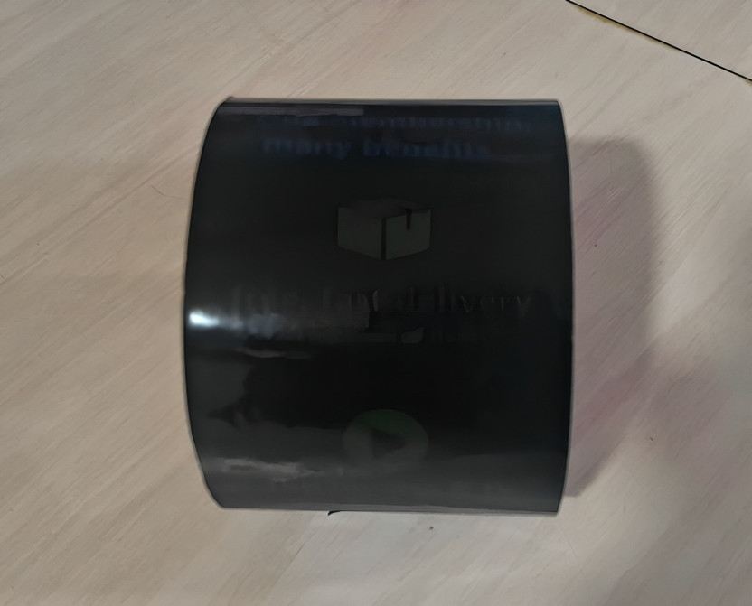VNP Self Adhesive Label Plastic Packaging Box(Pack of 100 Black)