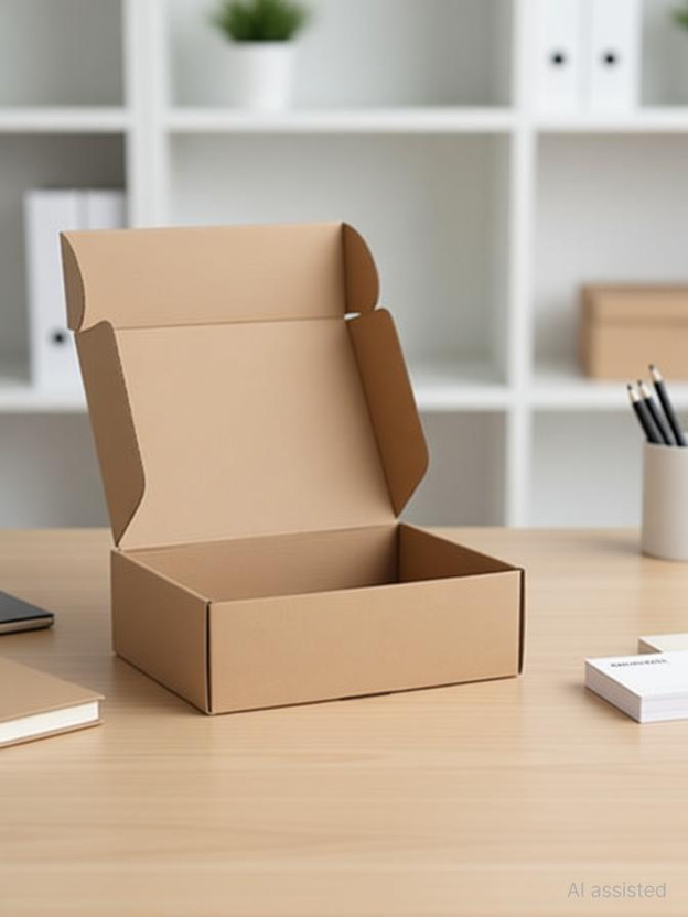 MALANI STORES Corrugated Craft Paper Size :-3Ply Corrugated packing box 7X6X2 INCH Packaging Box(Pack of 25 Brown)