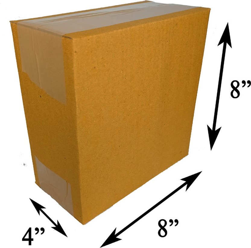 JIA JIA INDUSTRIES Corrugated Cardboard, Craft Paper, Paper Square Box Packaging Material, 8X4X8 Inch Packaging Box(Pack of 50 Brown) - Flipkart Deal