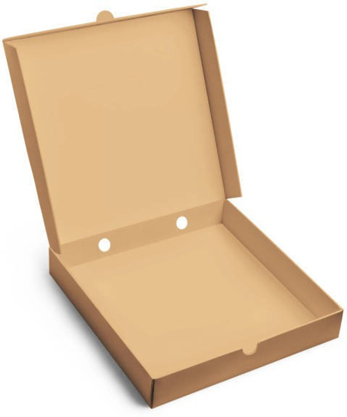 MALANI STORES Pizza Box Craft Paper 3ply corrugated brown pizza box size :-8X8X1.5 inch Packaging Box(Pack of 100 Brown)