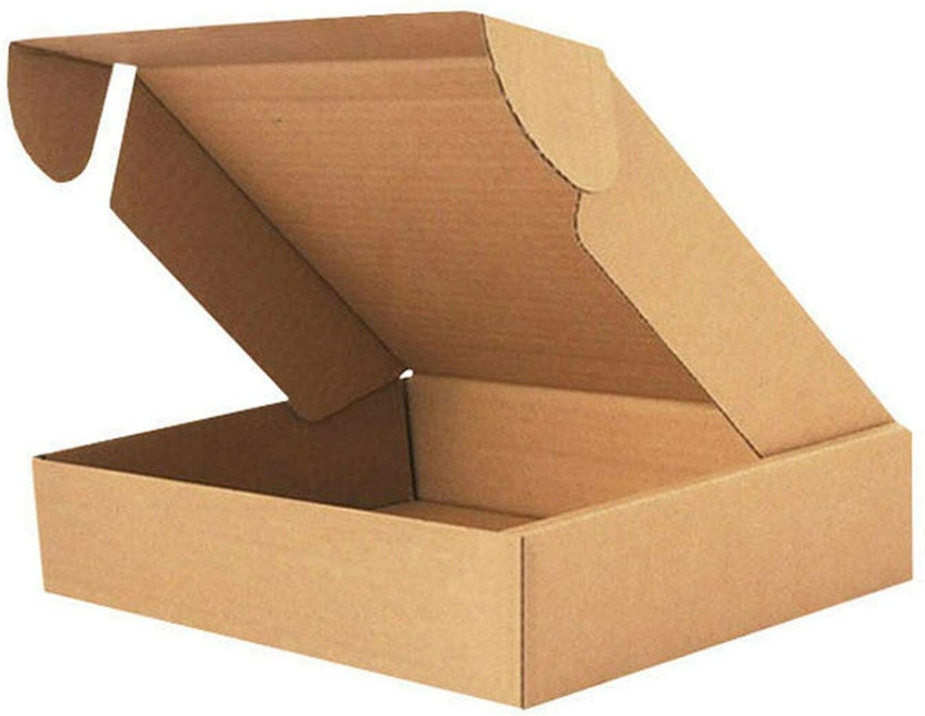 MALANI STORES Corrugated Craft Paper Packaging Box(Pack of 25 Brown)