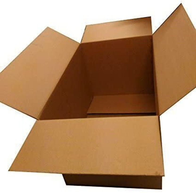 MALANI STORES Corrugated Craft Paper, Cardboard, Paper 5Ply corrugated Packaging, Moving, Shipping, Packing, box size :-30X20X20inch Packaging Box(Pack of 2 Brown)