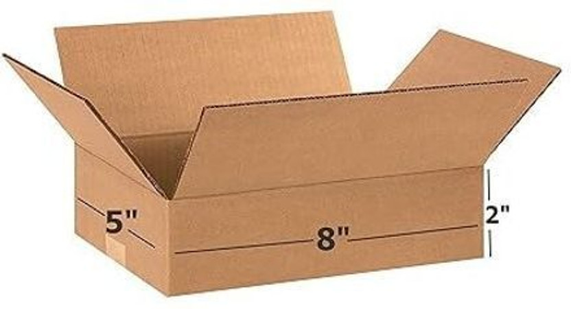 kumar kumar packing solutions Corrugated Cardboard storage box, 8x5x2 Packaging Box(Pack of 25 Brown) - Flipkart Deal