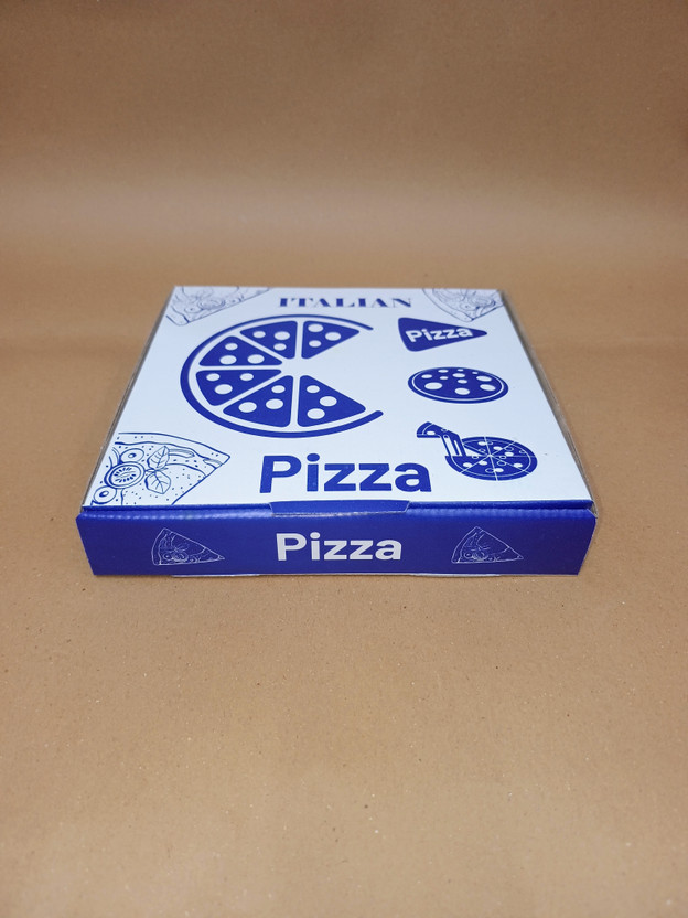 ND PACKAGING HOUSE Pizza Box Cardboard Packaging and transporting hot pizza; takeaway and delivery services. Packaging Box(Pack of 25 Multicolor)