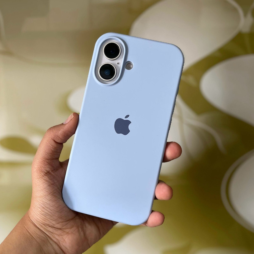 Oldcrew Back Cover for Apple iPhone 17(Blue, Matte Finish, Silicon, Pack of: 1)
