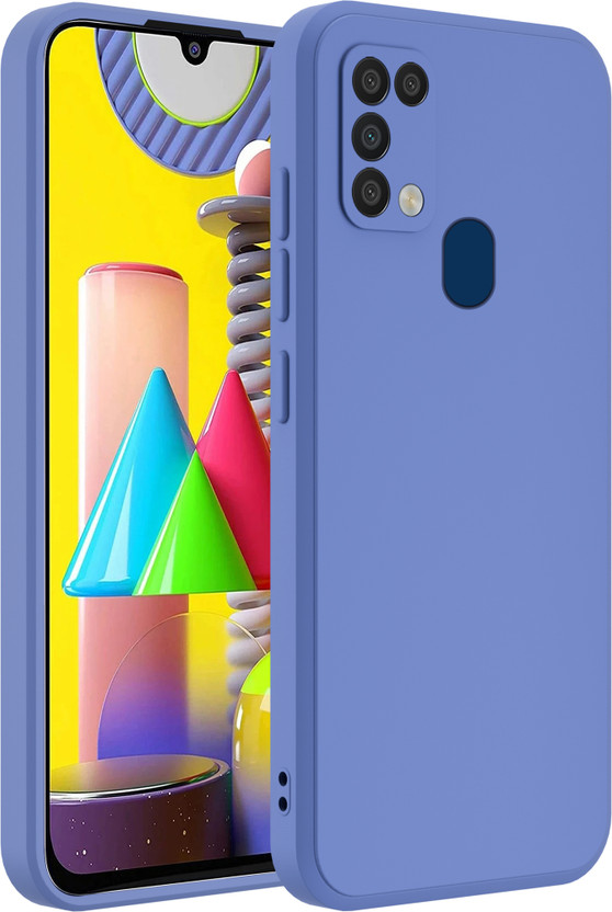 Artistque Back Cover for Samsung Galaxy M31(Blue, Matte Finish, Silicon, Pack of: 1)