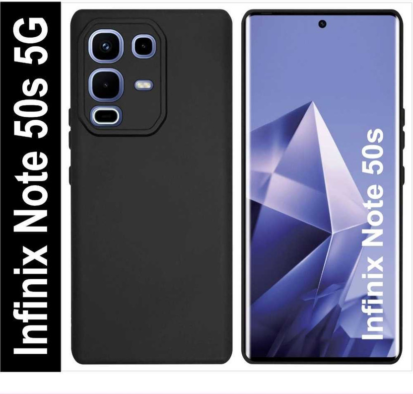 Cartnexa Cartnexa Global Back Cover for Infinix Note 50s 5G+(Black, Silicon) - Flipkart Deal