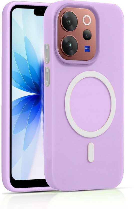Vivo Flipkart SmartBuy Back Cover for vivo V70(Purple, Shock Proof, Polycarbonate, Pack of: 1) - Flipkart Deal