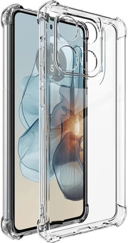 RUNICHA Back Cover for MOTOROLA Edge 60 Fusion 5G(Transparent, Camera Bump Protector, Pack of: 1)