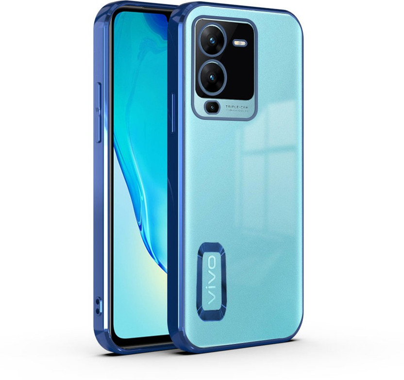 V-TAN Back Cover for Vivo V25 Pro(Blue, Pack of: 1)