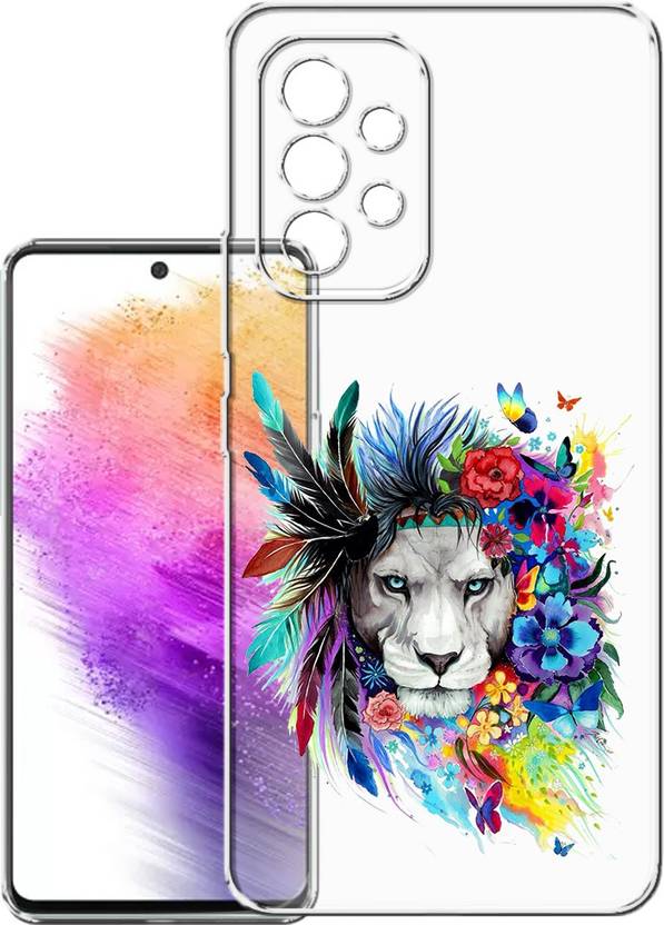 HANIRY Back Cover for Samsung A73 5g, SMA736BZAGINU back cover, LION