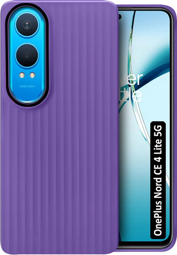 OnePlus Flipkart SmartBuy Back Cover for OnePlus Nord CE 4 Lite 5G(Purple, Grip Case, Rubber, Pack of: 1) - Flipkart Deal