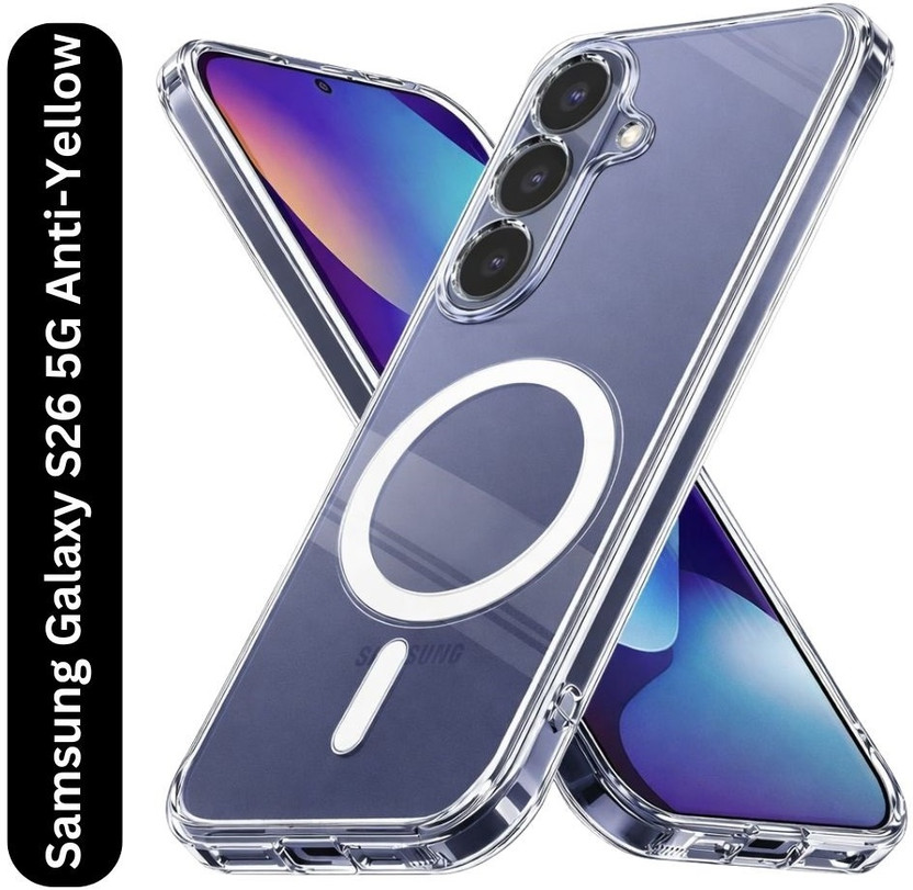 Fablue Back Cover for Samsung Galaxy S26 5G(Transparent, Magsafe, Fiber, Pack of: 1)