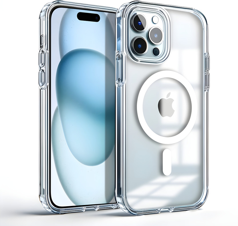 Flipkart SmartBuy Back Cover for Apple iPhone 15 Pro(Transparent, Dual Protection, Thermoplastic Polyurethane, Pack of: 1)