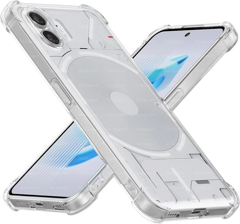 Wellpoint Back Cover for Nothing Phone 2(Transparent, Shock Proof, Rubber, Pack of: 1)