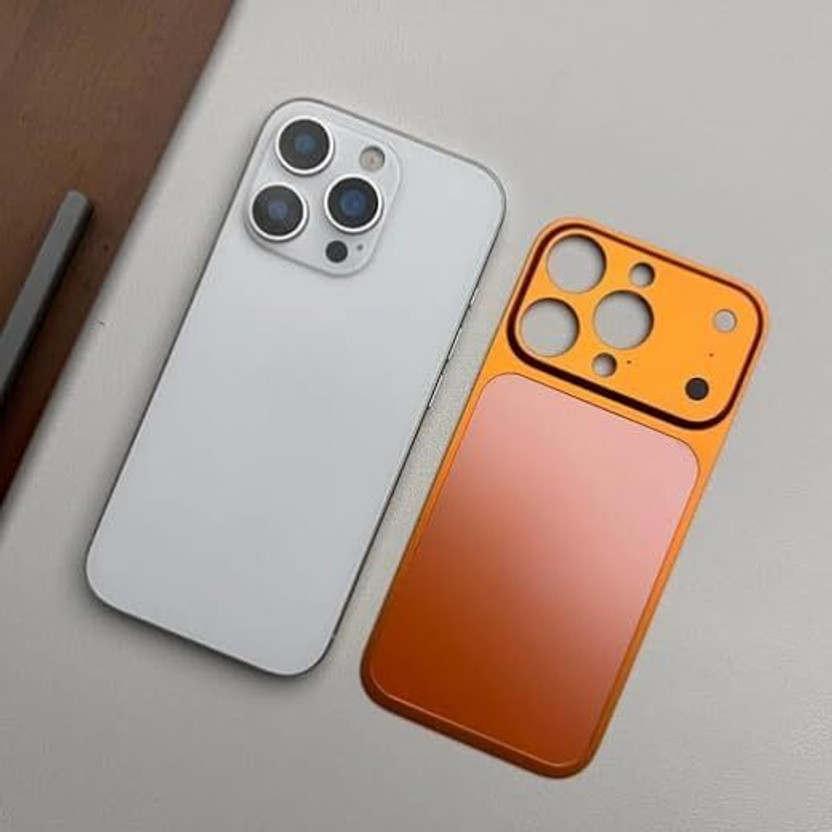 milestone milestone mobile accessories Back Cover for Compatible with IPhone 16Pro to 17 Pro(Orange, Flexible, Silicon, Pack of: 1) - Flipkart Deal