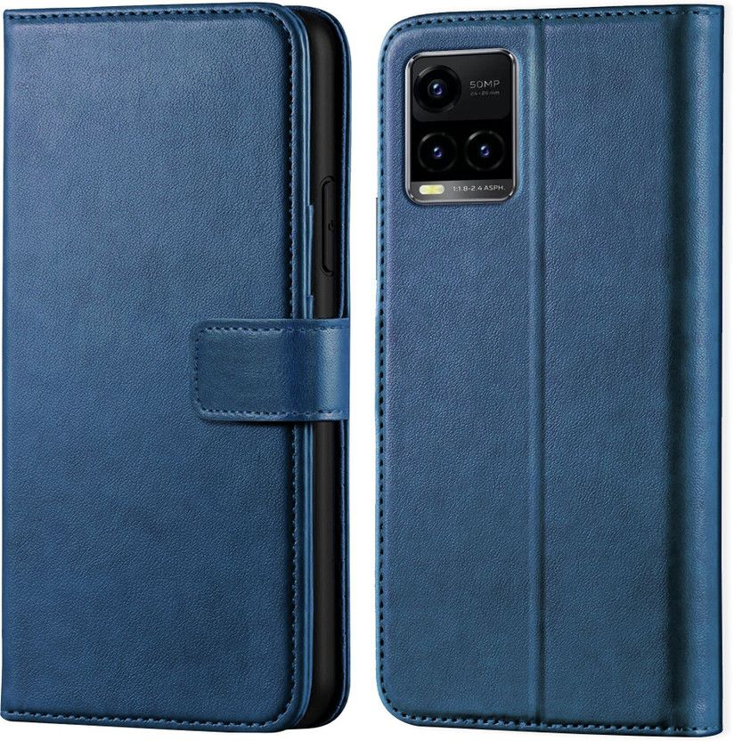 Ascensify Back Cover for Vivo Y33T(Blue, Dual Protection, Pack of: 1)