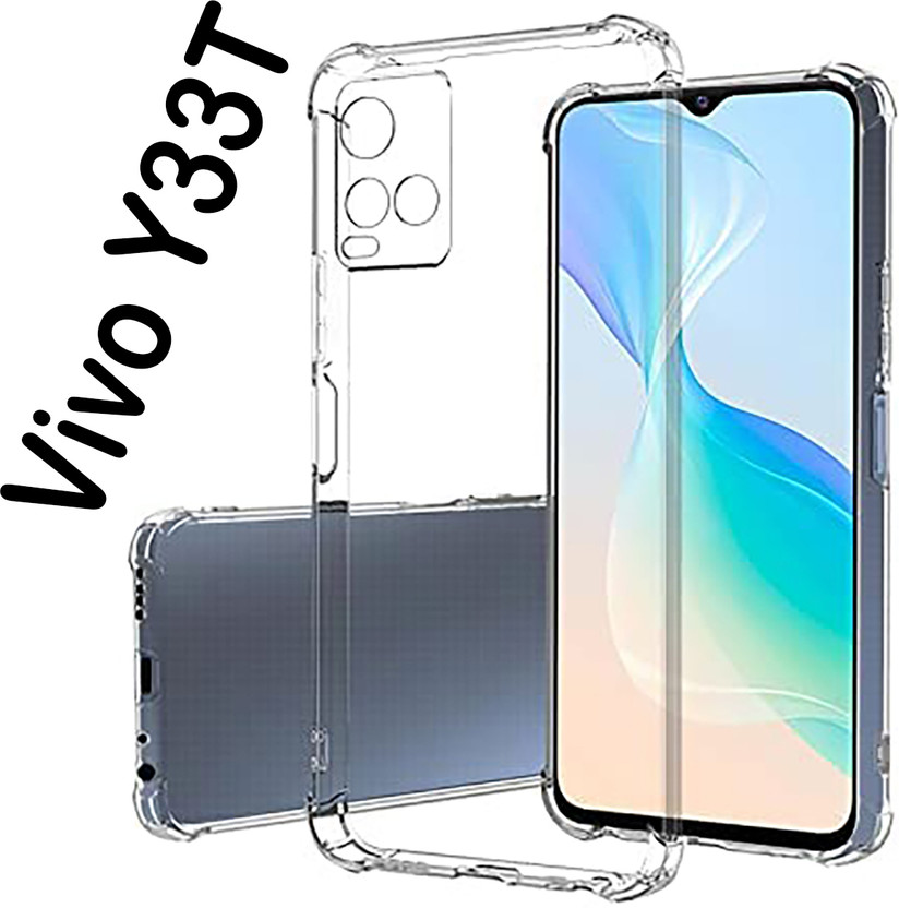 HATin Back Cover for Vivo Y33T(Transparent, Waterproof, Pack of: 1)